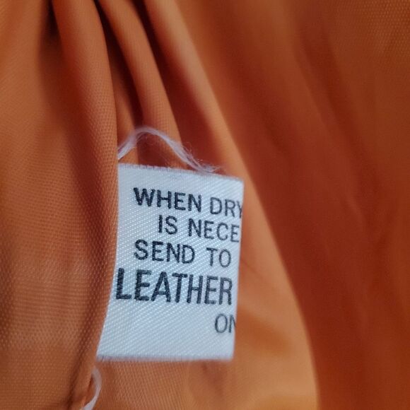 Vintage Women's Brown Leather Knee Length Coat Trench Cowgirl Western Rodeo - Picture 9 of 11